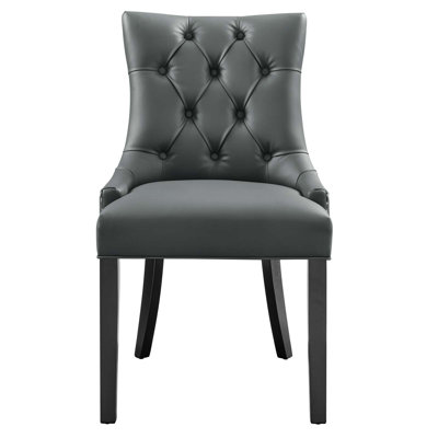 Modway Regent Tufted Vegan Leather Upholstered Parsons Dining Chair