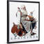 Norman Rockwell Christmas: Santa with Elves, art mural sur toile-1548012175-1548012168