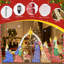 Crèche de Noël décorative avec 175 lumières DEL, décoration de Noël pour l'extérieur