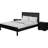 Graham Wood Platform 3 Piece Bedroom Set with Slatted Headboard-87414540-87414543