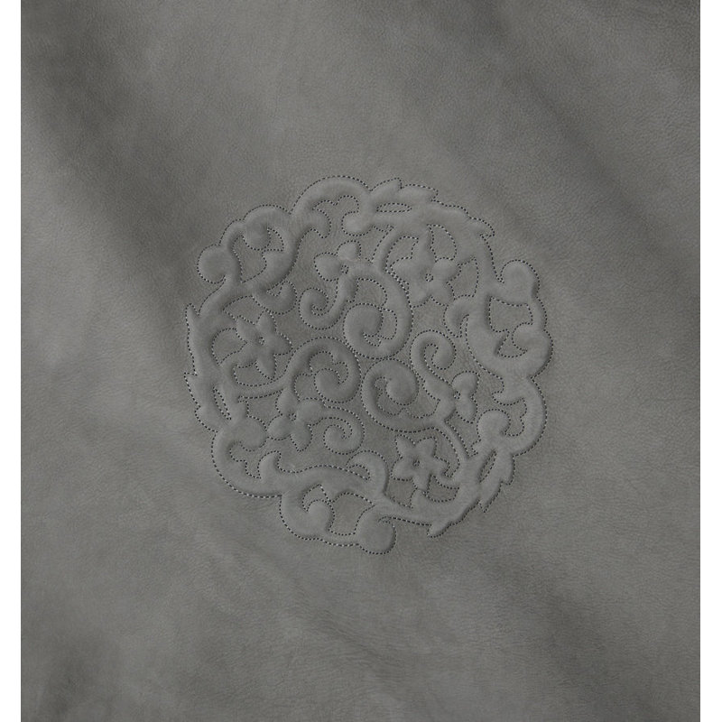 Veneto Square Pillow Cover & Insert, Titanium