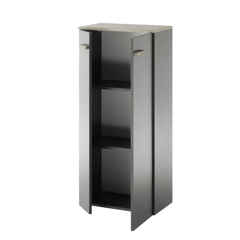 Georgeen Linen Cabinet, Grey