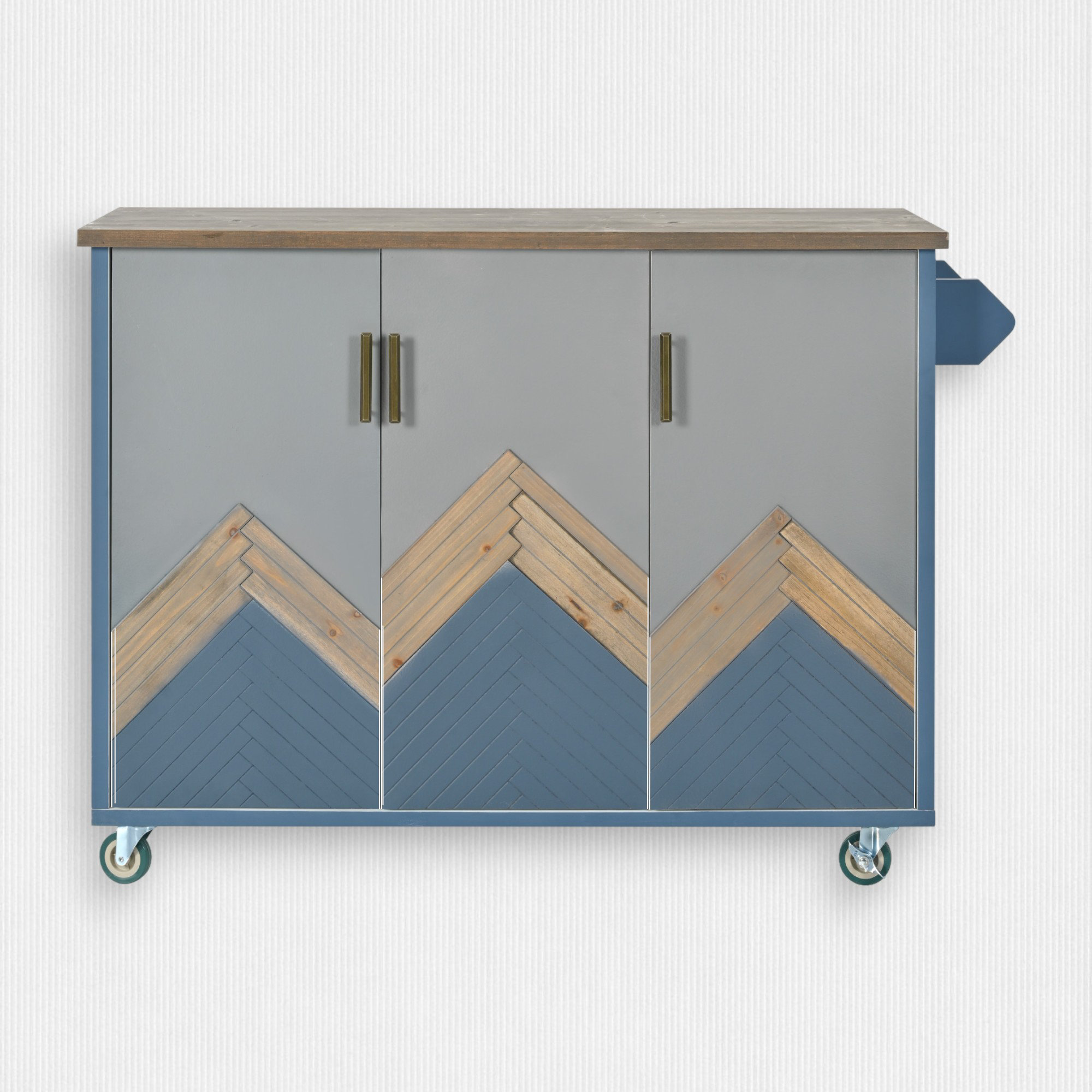 Latitude Run® 51.6"W Kitchen Island With Drop Leaf Wayfair