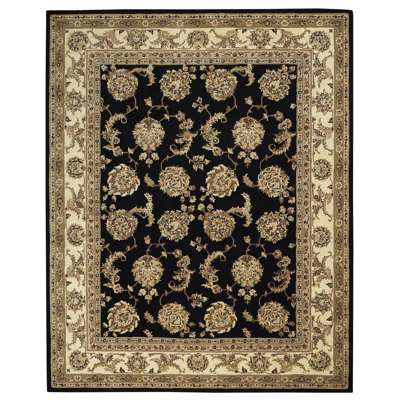 Oberry Silk Oriental Indoor Rug, Rectangle 8'6" x 11'6"