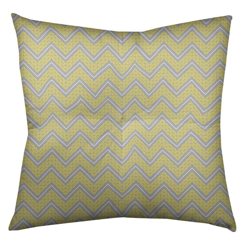 Coussin Rhonda Cheval, 30 po x 30 po, Jaune/vert