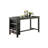 Rectangle Wooden Counter Height Dining Table with Storage in Black