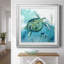 Tortue de mer Delray I - peinture encadrée-998035615-998035604