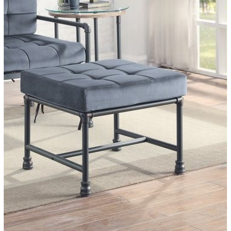 Jovel Velvet Ottoman