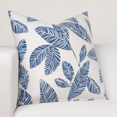 Blue Lagoon Tropical Designer Throw Pillow