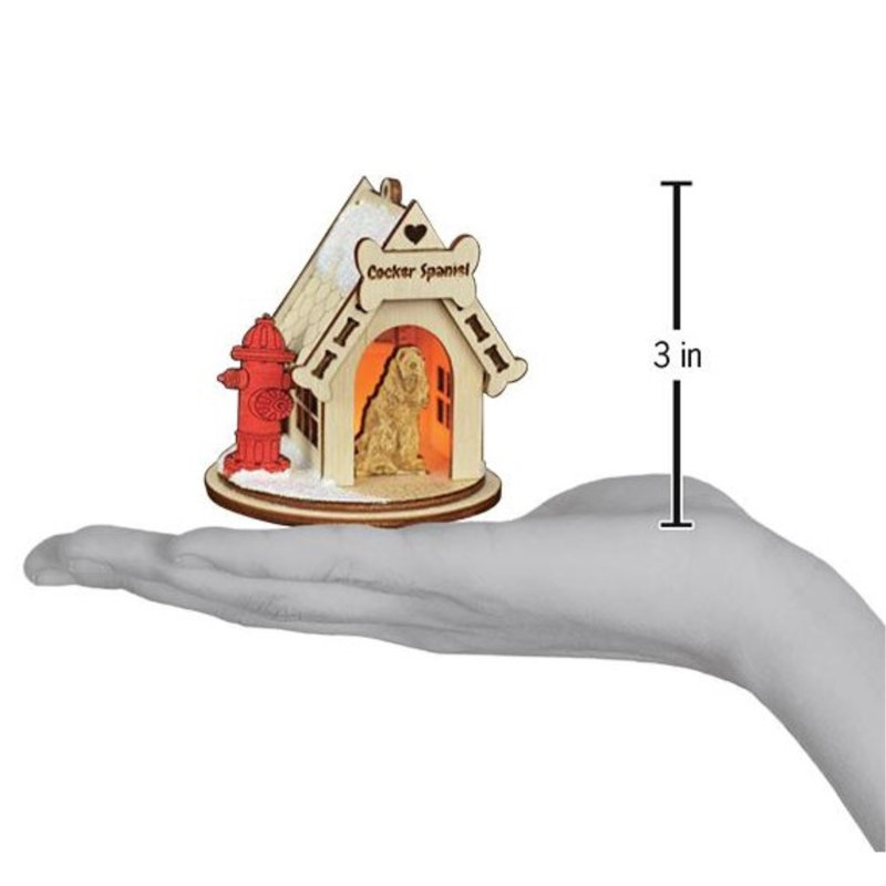 Ornement figurine suspendu boxer, Épagneul cocker