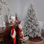 7.5 Ft. Powerconnect(Tm) Snowy Hamilton Spruce Tree With Cool White Led Lights
