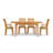 Sarah 4 - Person Solid Wood Top Four Leg Dining Set-16848867-37101028-39921300