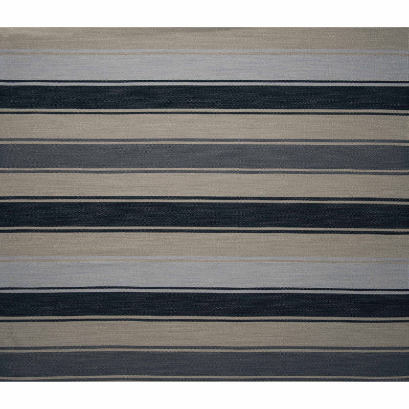 Africalia Masai Cotton Blend Performance Fabric, Black/Blanco