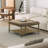 Locke Nailhead Trim Tufted Upholstered Coffee Table