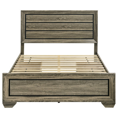 Brookes Wood California King Storage Panel Bed Dark Cocoa