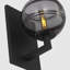Sean Lavin Sedona 1-light LED wall sconce in nightshade black finish with glass shade-1686361463