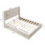 Structure de lit plateforme en bois massif avec tête de lit, aucun sommier requis-39964632