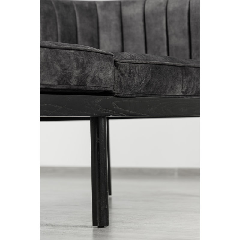 Alton Loveseat, Gray, Black