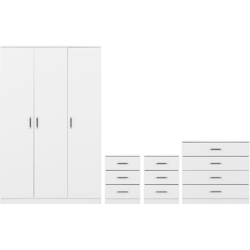 Sumrah Piece Bedroom Set, White