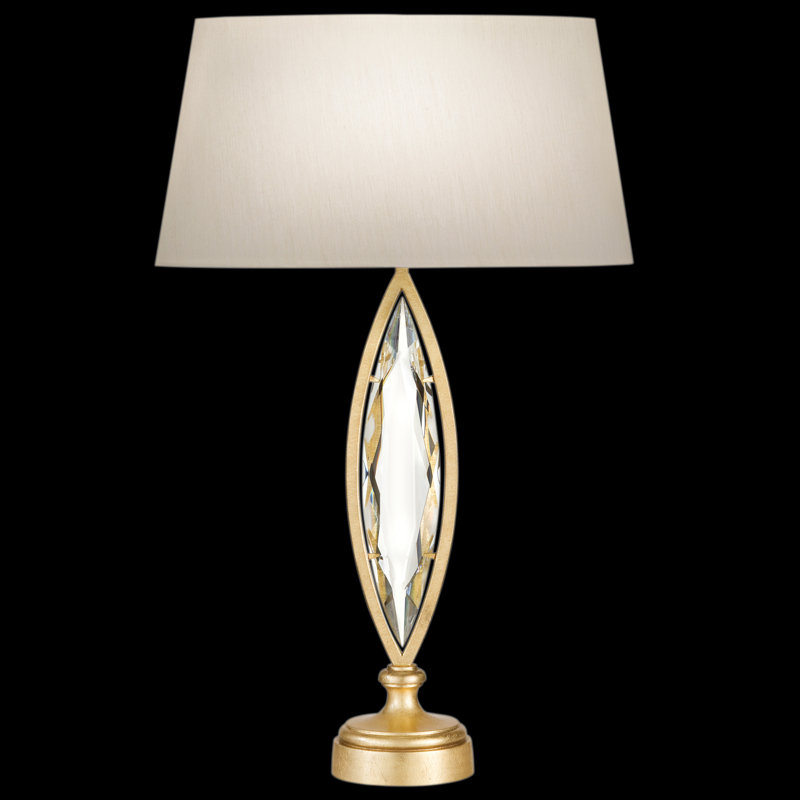 Marquise Crystal Table Lamp, Gold