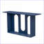 Table basse incurvée moderne en placage de frêne avec tablette supplémentaire - peu encombrante pour le salon, facile à assembler-45684583