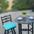 Aluminum 3-Piece Patio Bar Set with 30'' Round Counter Height Bar Table-764730995