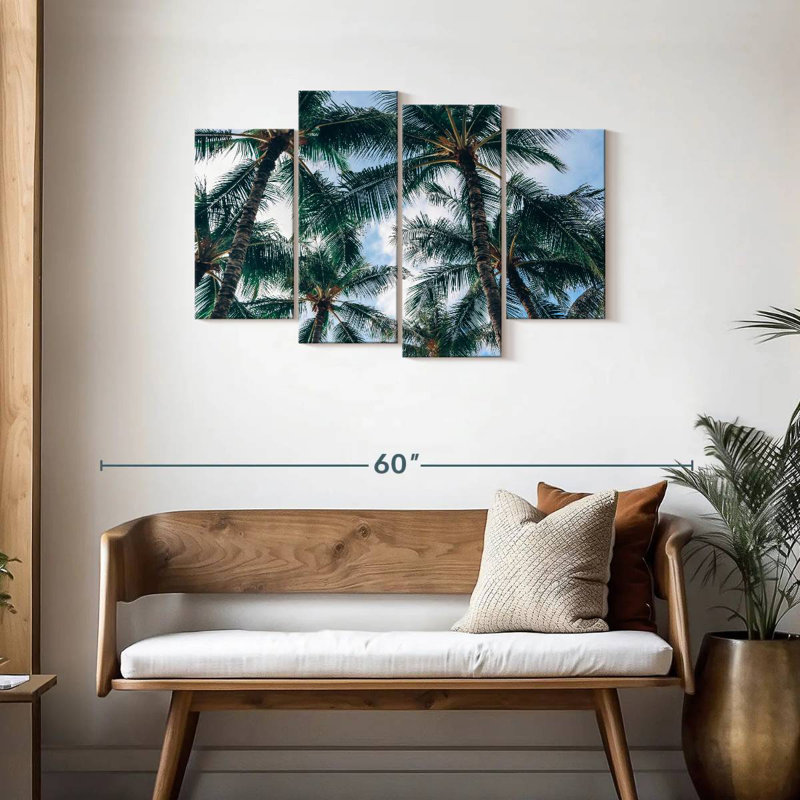 Harnek Palm Trees In Honolulu, 27" H x 43" W