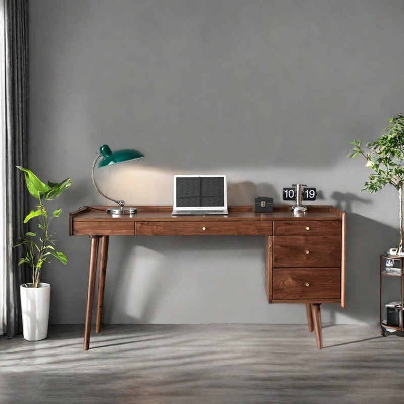 All solid wood popular desk, 30.31" H x 62.99" W x 23.62" D