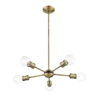 Lustre sphérique Spoutnik à 5 lumières