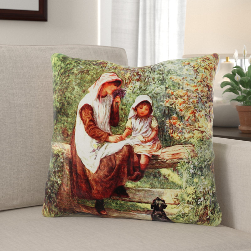 Housse et insert de coussin carré Ehlers, Microsuède, Intérieur