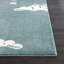 Tapis contemporain à montgolfière bleu Laridakas KID110A-69295681
