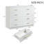 Commode moderne à 8 tiroirs pour la chambre à coucher - Vaste commode de rangement, robuste et sécuritaire-106908620
