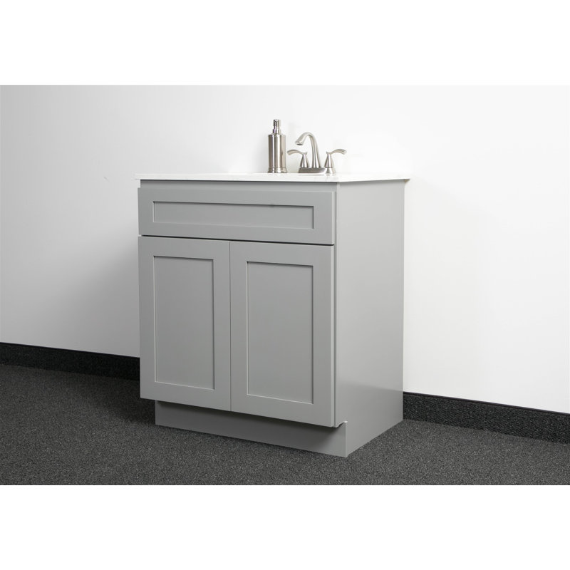 Base de meuble-lavabo 36 po seulement, Gris