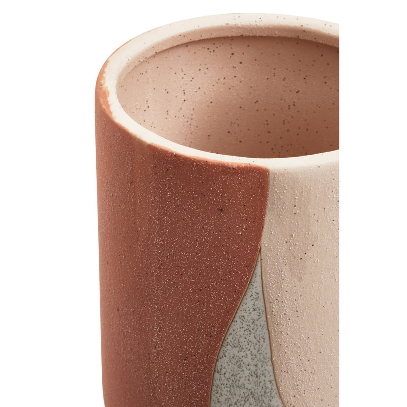 Aquina Earthenware Table Vase, 40cm H x 15cm W x 15cm D
