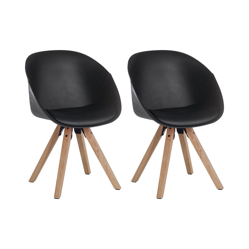 Hedden 41cm H Upholstered Side Or Guest Chair, Black