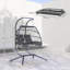 Rattan Swing Chair with Stand
