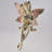 Ash Forest Fairy Shelf Sitter with a Bird Statue