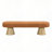 Dining Bench For Dining Room, Upholstered Bedroom End Of Bed Entryway Bench, Boucle Ottoman For Living Room, 64"L Orange Stool Top Wood Leg 300 LBS Weight Capacity-597007330