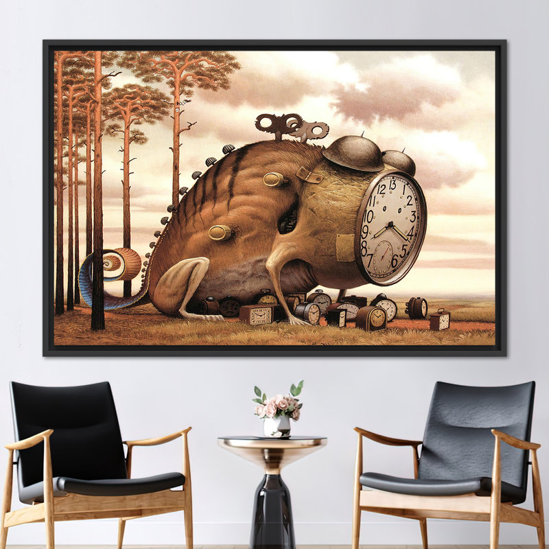 Print on Canvas, Framed Print without Mat, 20 cm H x 30 cm W, Black