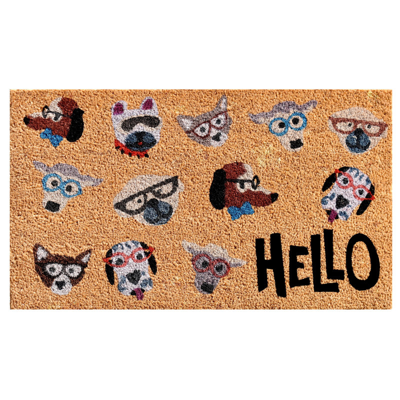 Maeva Non-Slip Animal Print Outdoor Doormat