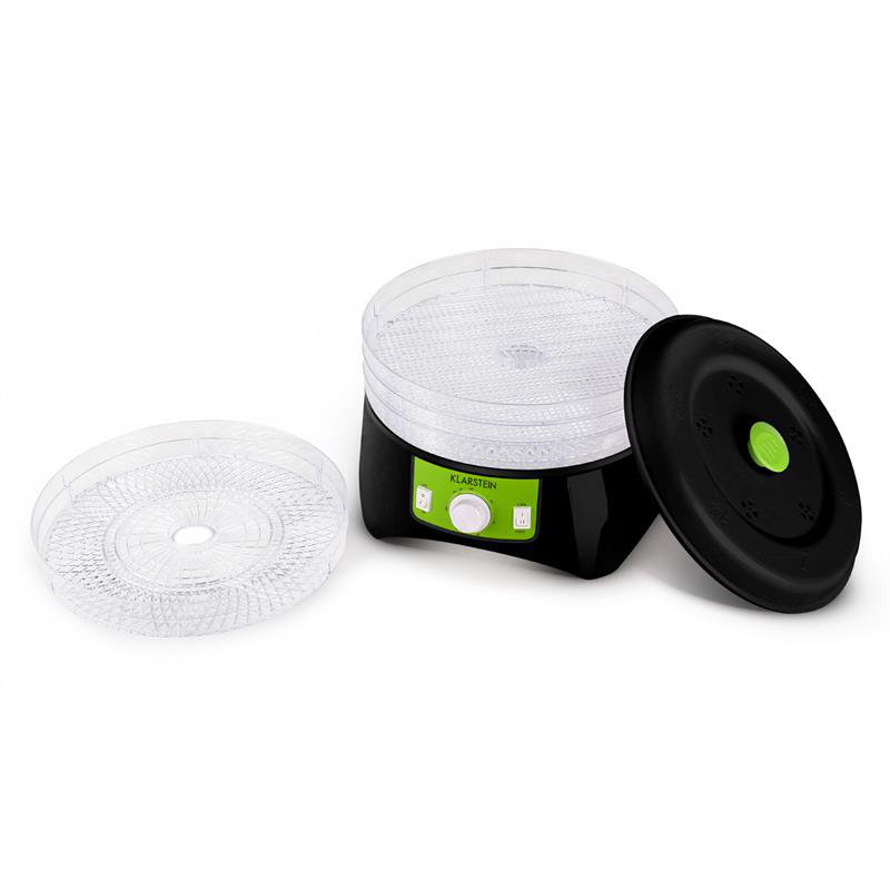 Klarstein 400W Food Dehydrator, Black/Green