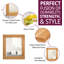 Frazier Solid Wood Flat Mirror-17854385