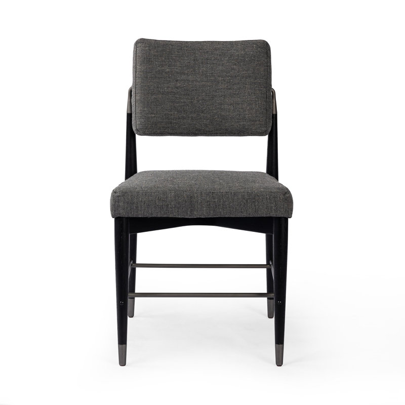 Anton Upholstered Dining Chair, Gray Fabric