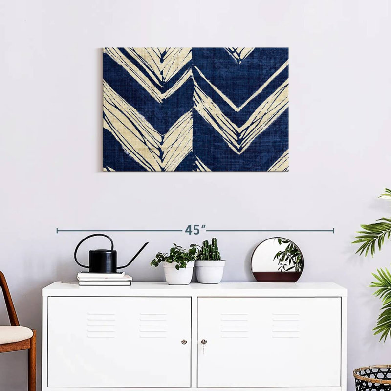 Kerner Indigo Batik II, 20" H x 30" W