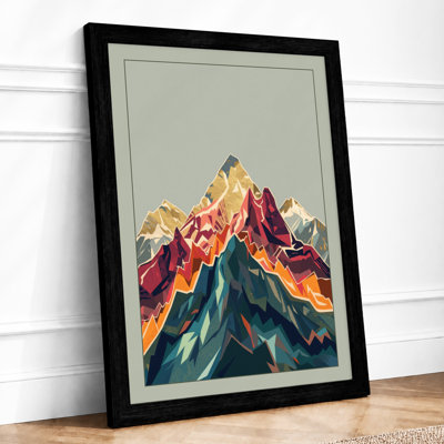 Mountain Peaks Geometric - Print