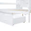 Lit de jour en bois avec 3 tiroirs, ports USB et bureau-174201628-174201630