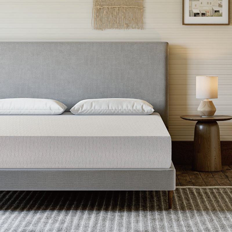Matelas hybride moyen en boîte de 10 po EGOHome - Isolation de mouvement, 10", Très grand lit