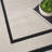 Nourison Essentials Ivory Black Indoor/Outdoor Area Rug-237447641