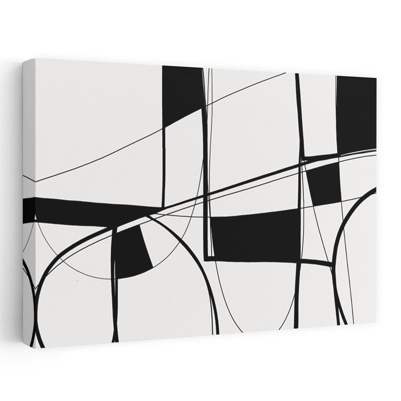 Art contemporain, art contemporain abstrait, H 16 po x l 24 po