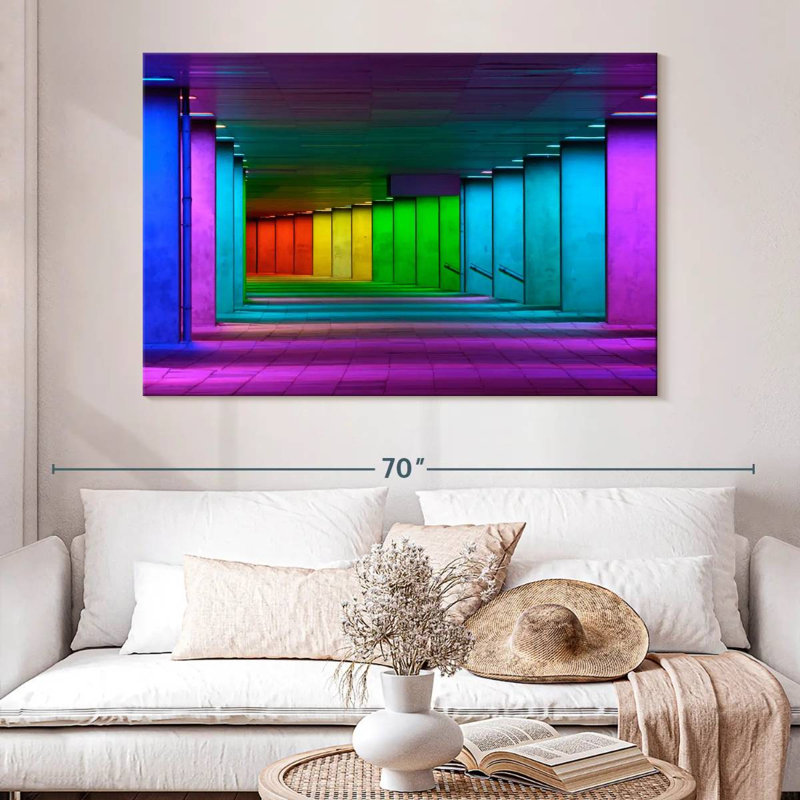 Lilie Rotterdam Rainbow Tunnel, H 34 po x l 51 po